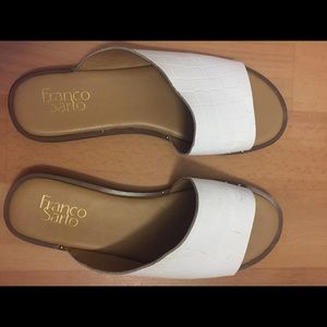 Franco Sarto Women’s Rye Flat Sandal White